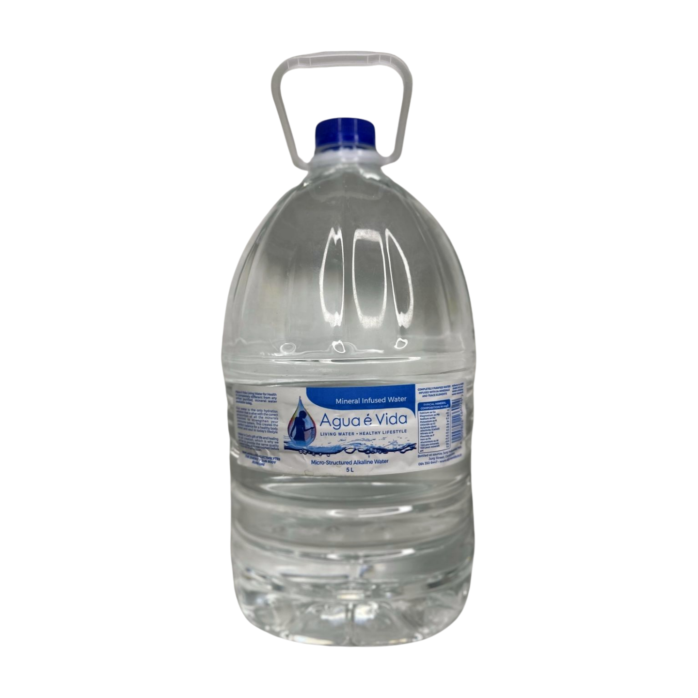 Agua é Vida Alkaline Mineral Water (4 x 5L)